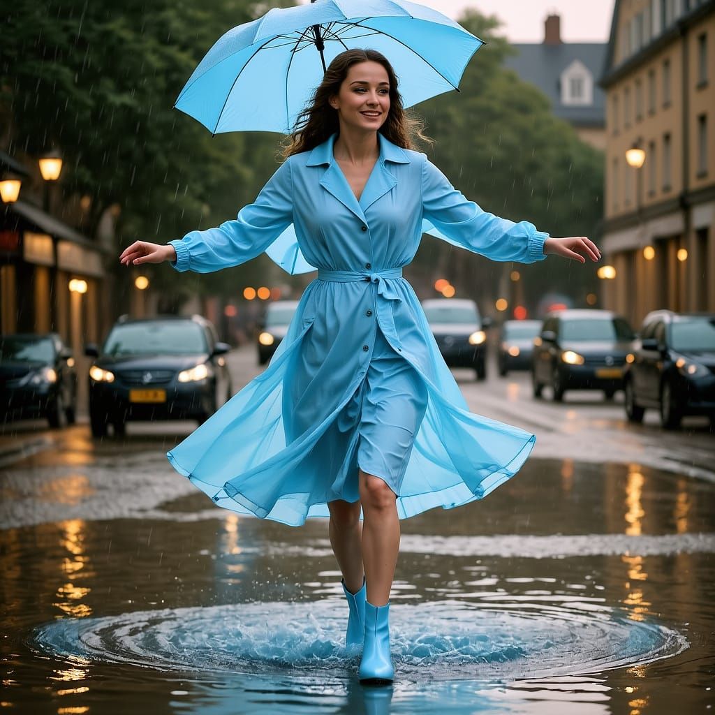 Change the yellow tones to pastel blue tones