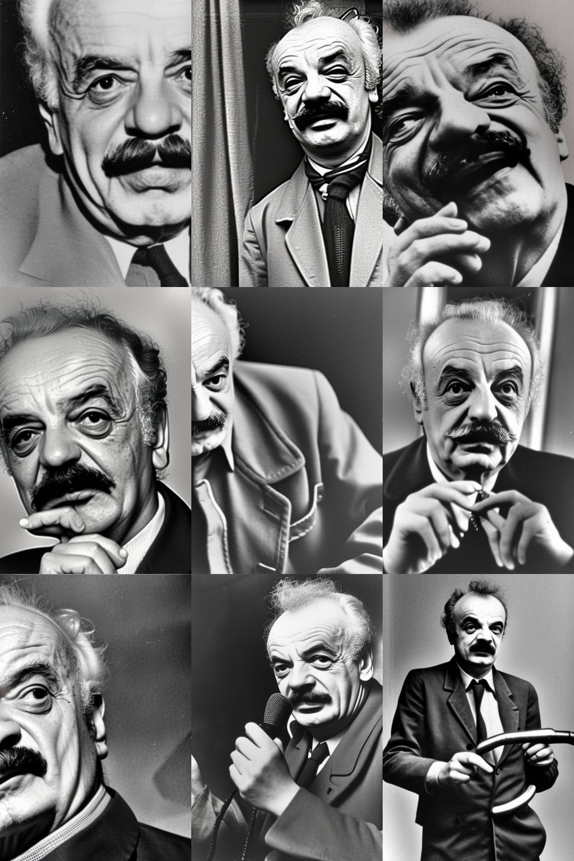 Portrait of Georges Brassens