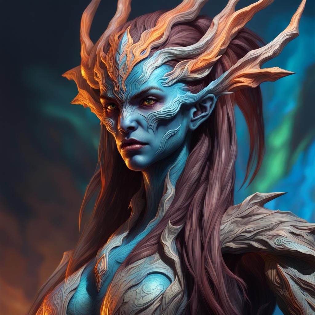 Hyperrealistic Ikran Mountain Banshee Concept Art