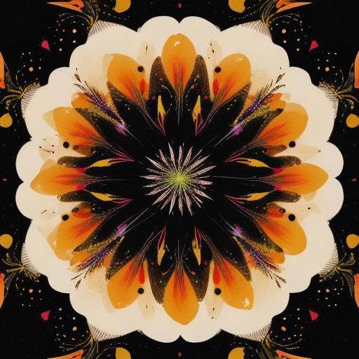 Colorful Calla Lilies Illustration with Paint Splatter Cross