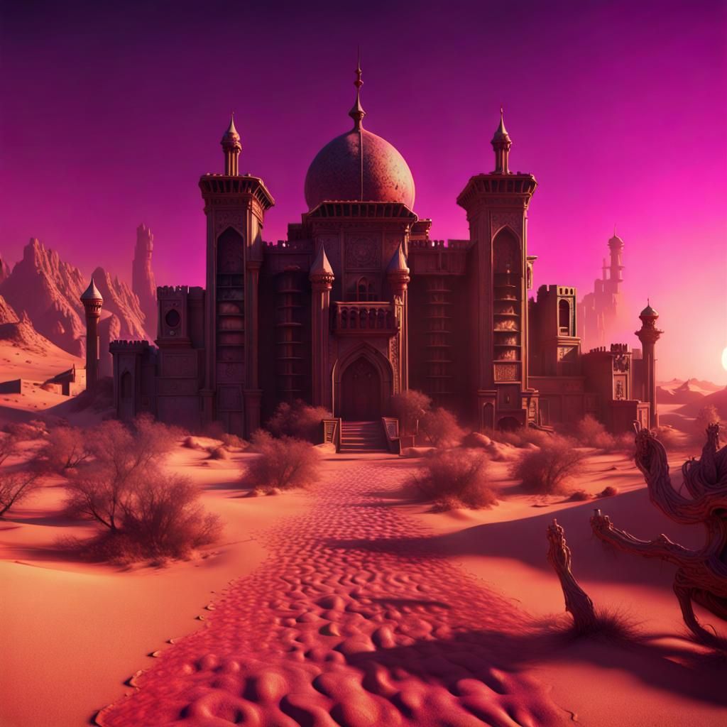 Ash Takes Flight Over Arabian Nights Cityscape