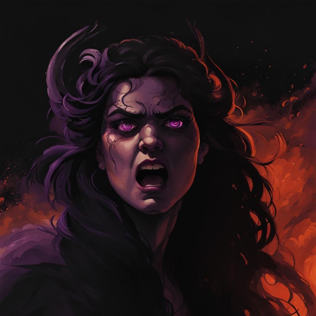 Wrathful Hera, Goddess of Ancient Greece