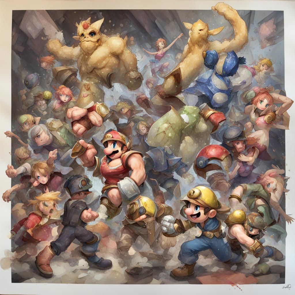 Abstract Image of Smashing