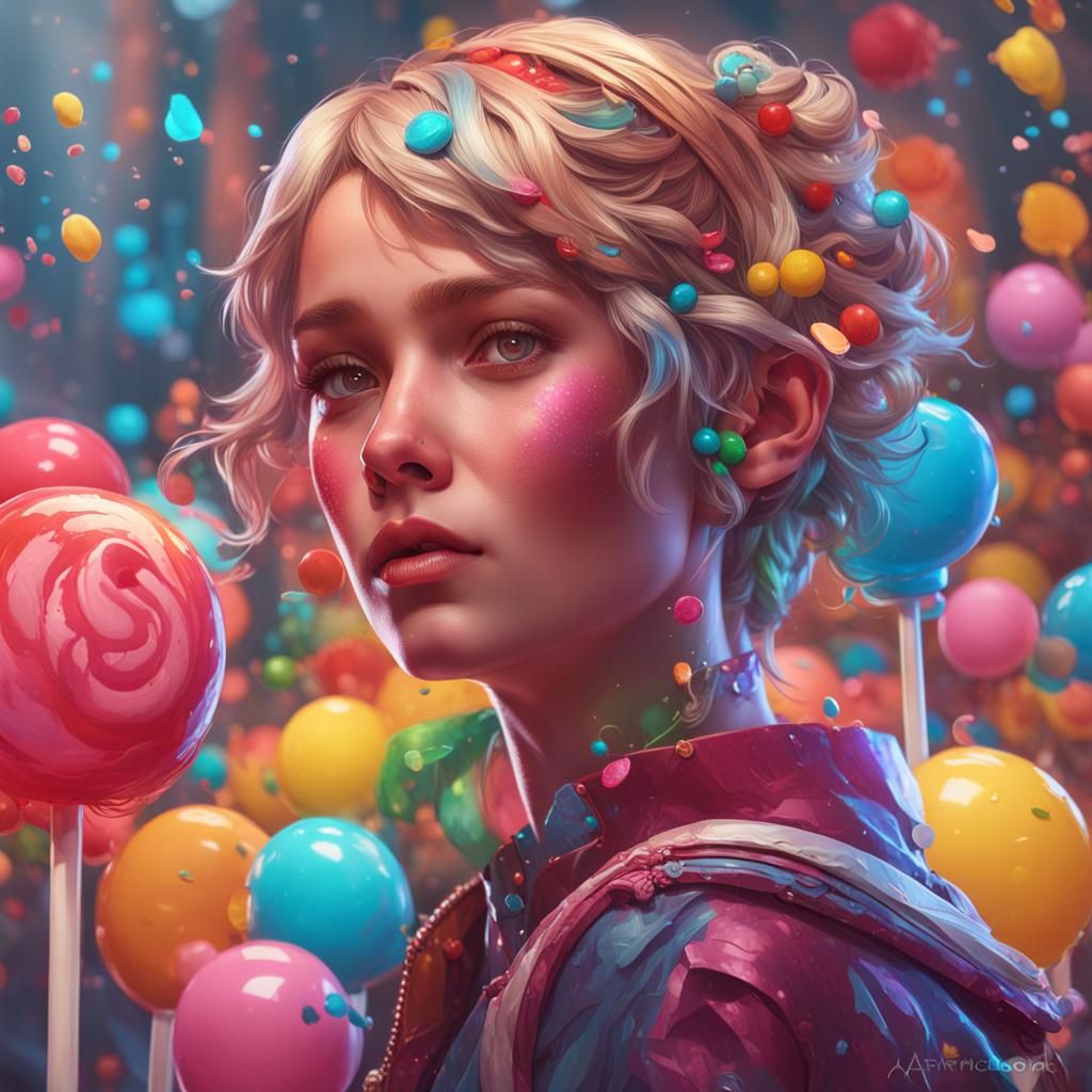 Detailed Portrait as Digital Art by Rutkowski