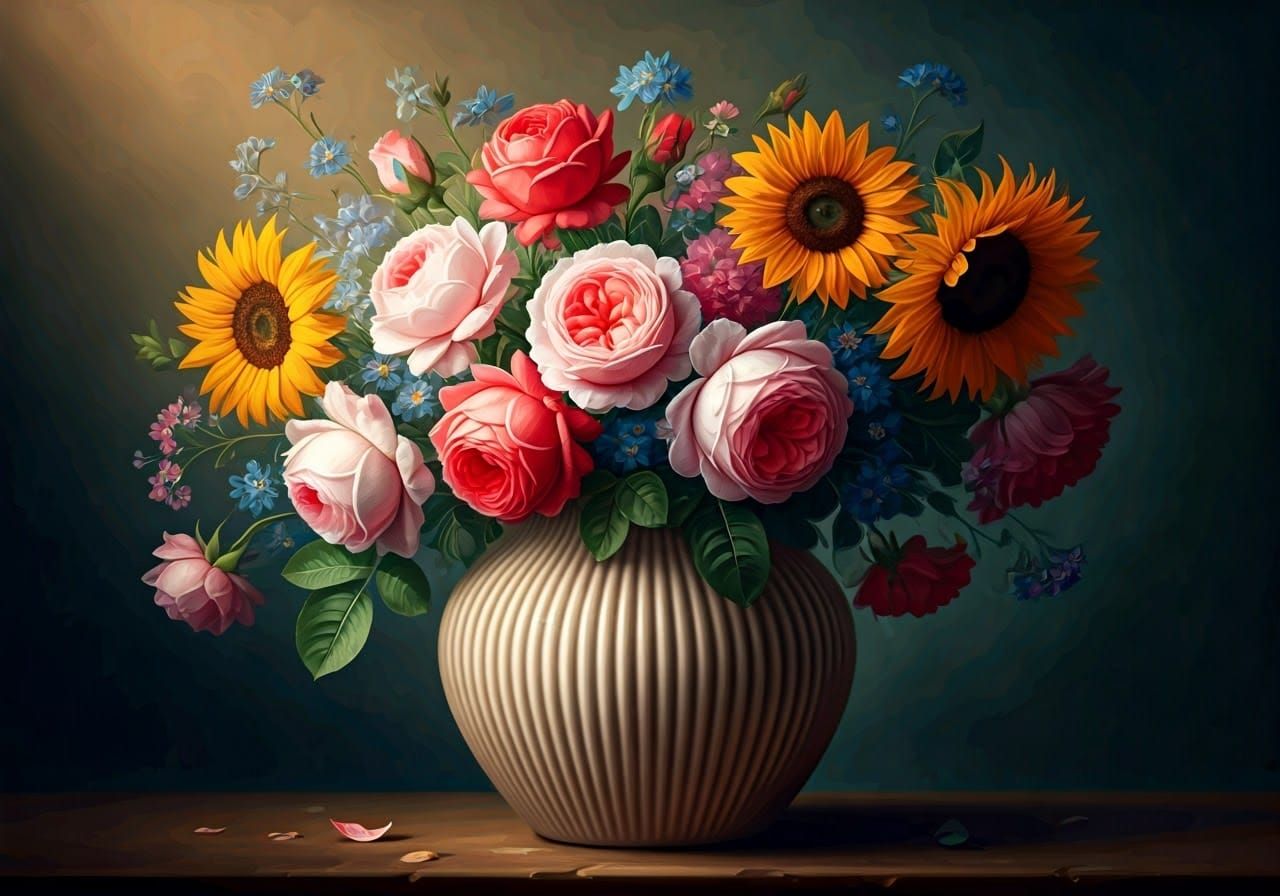 Dutch Masterpiece Floral Still Life in Oil