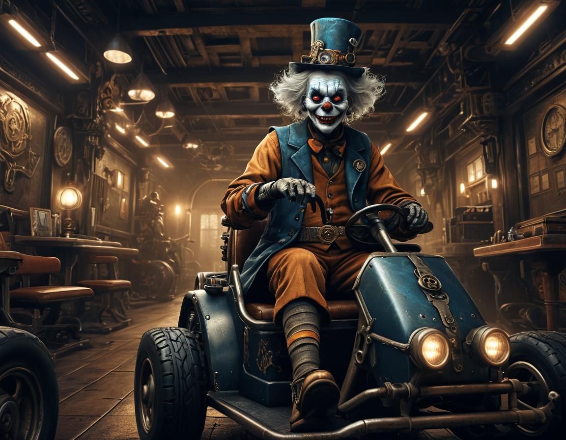 Dieselpunk Granny's Golf Kart Adventure