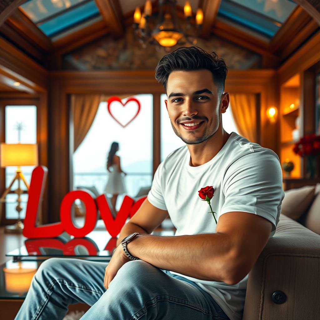 Charming Gentleman in a Magical, Modern Abode