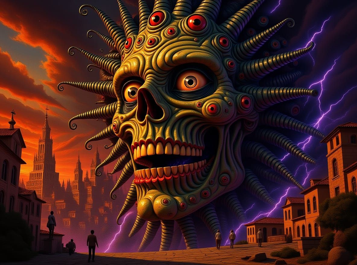 Improbable Apocalypse in Maximalist Gaudi Style