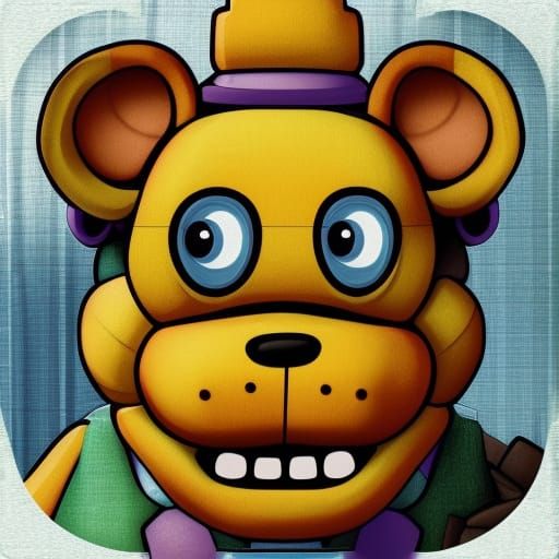 Stylized FNAF Endoskeleton: Horror Robotics