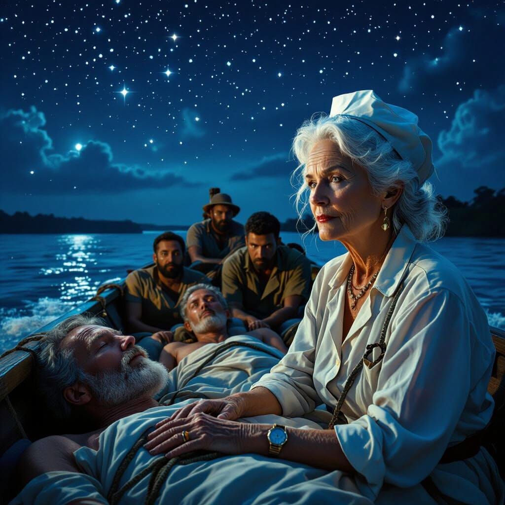 Amazon Night Boat Journey with Headhunters and Nurse