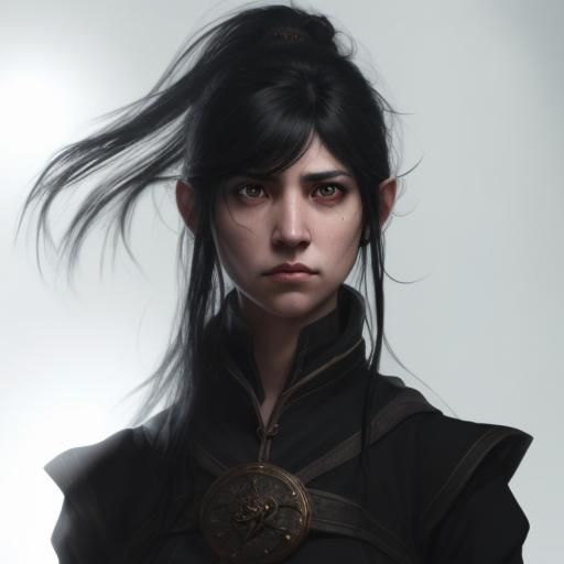 Female Wizard Portrait in 8k with Volumetric Lighting