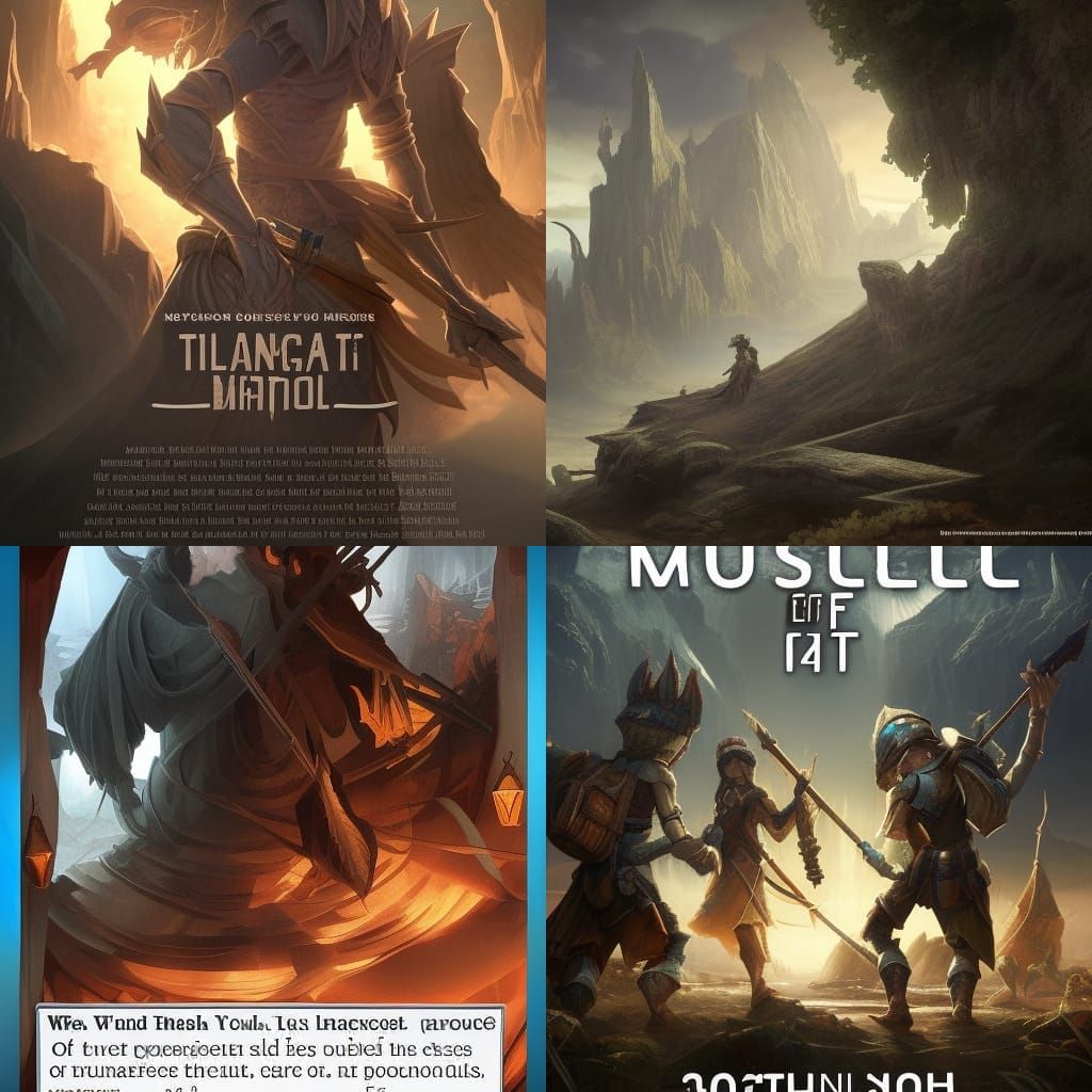 Dark Fantasy Scroll of Truth Concept Art