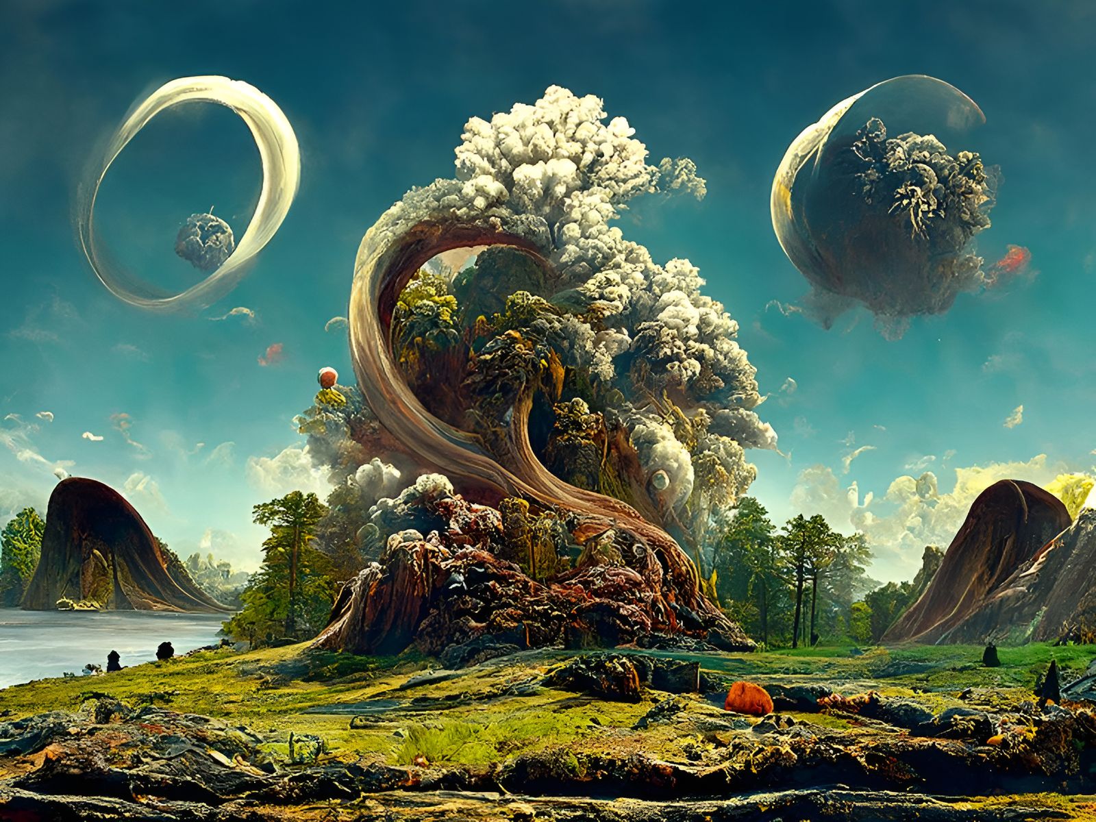 Impossible World: A Psychedelic Surrealist Panorama