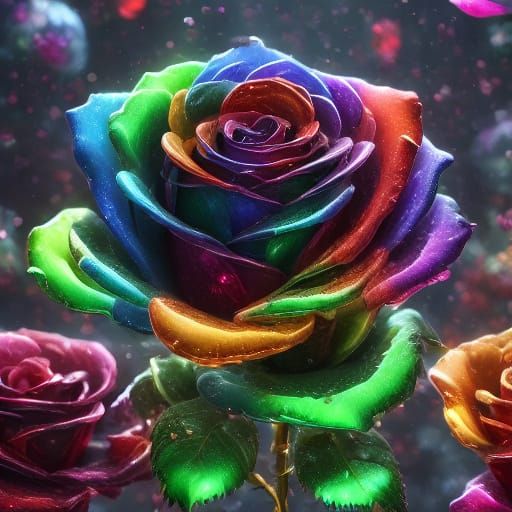 Airbrush painting. Realistic spectral beautiful mesmerizing ...