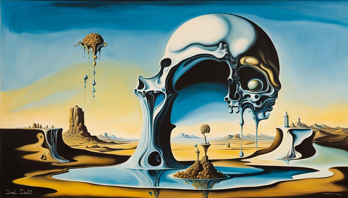 Surreal Melting Clock Inspired by Salvador Dali