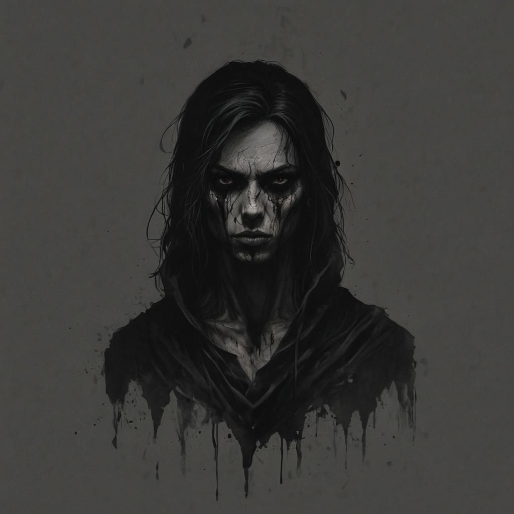 Grimdark Scene in Classical Style