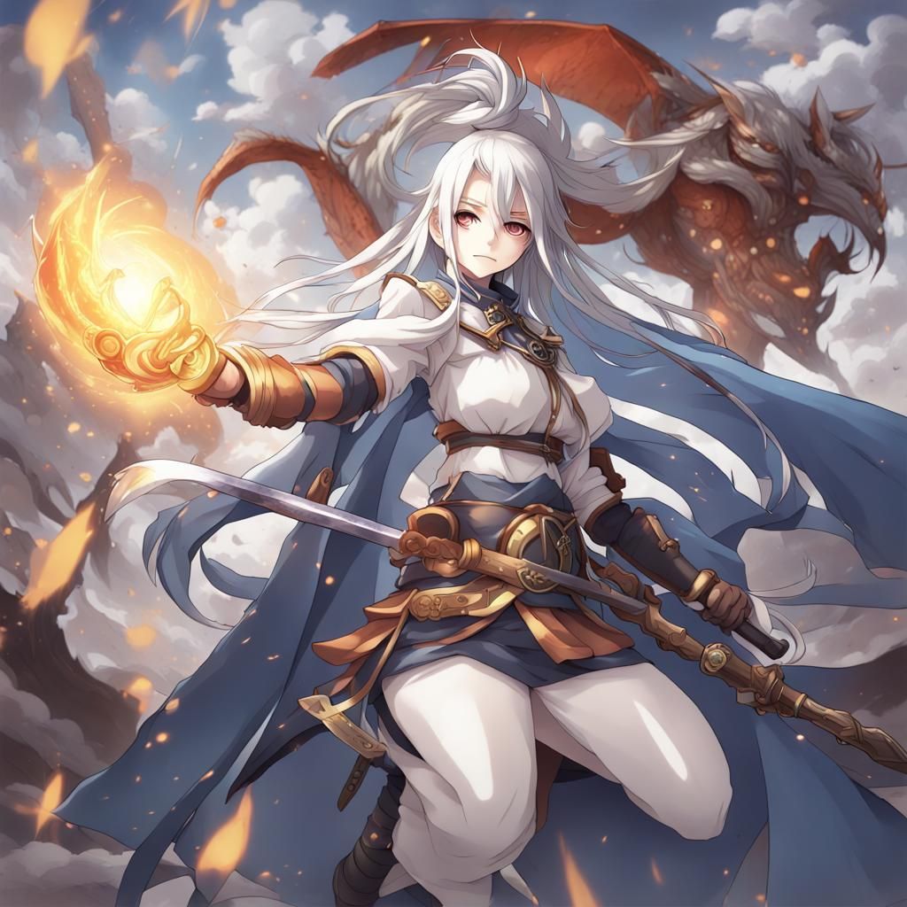 Anime Style Character Art: Key Visual Manga