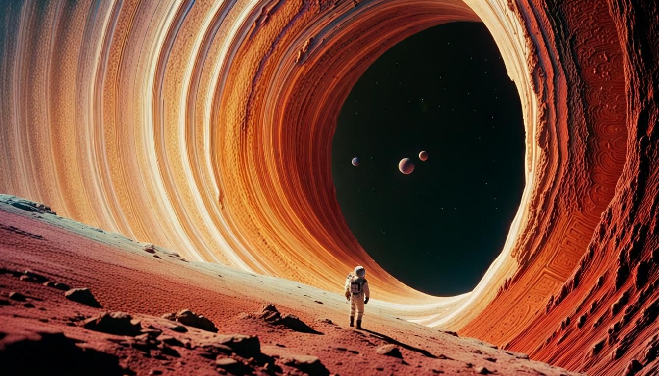 2001: A Space Odyssey - Monolith and Stars