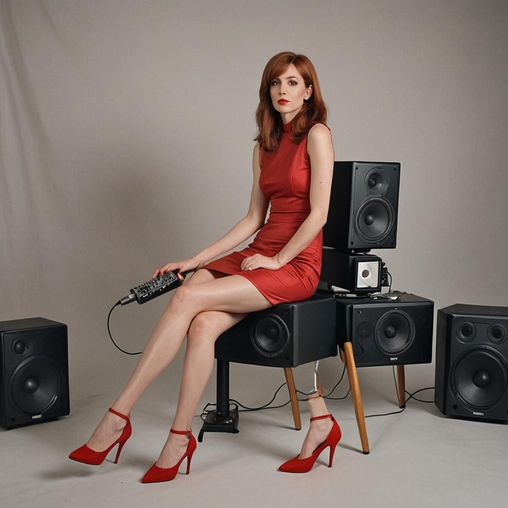 Friday Night Funkin' Girlfriend: Professional Color Portrait