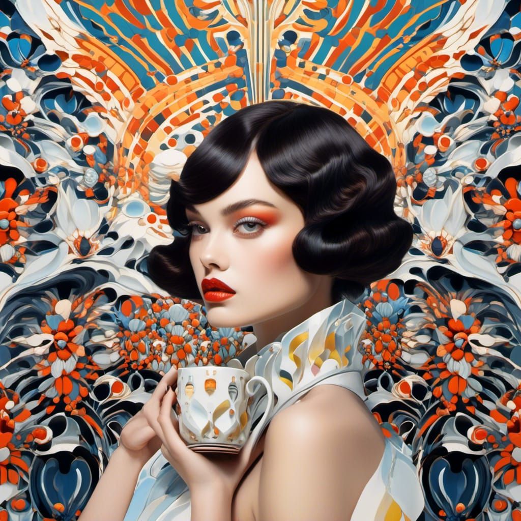 Art Deco Portrait