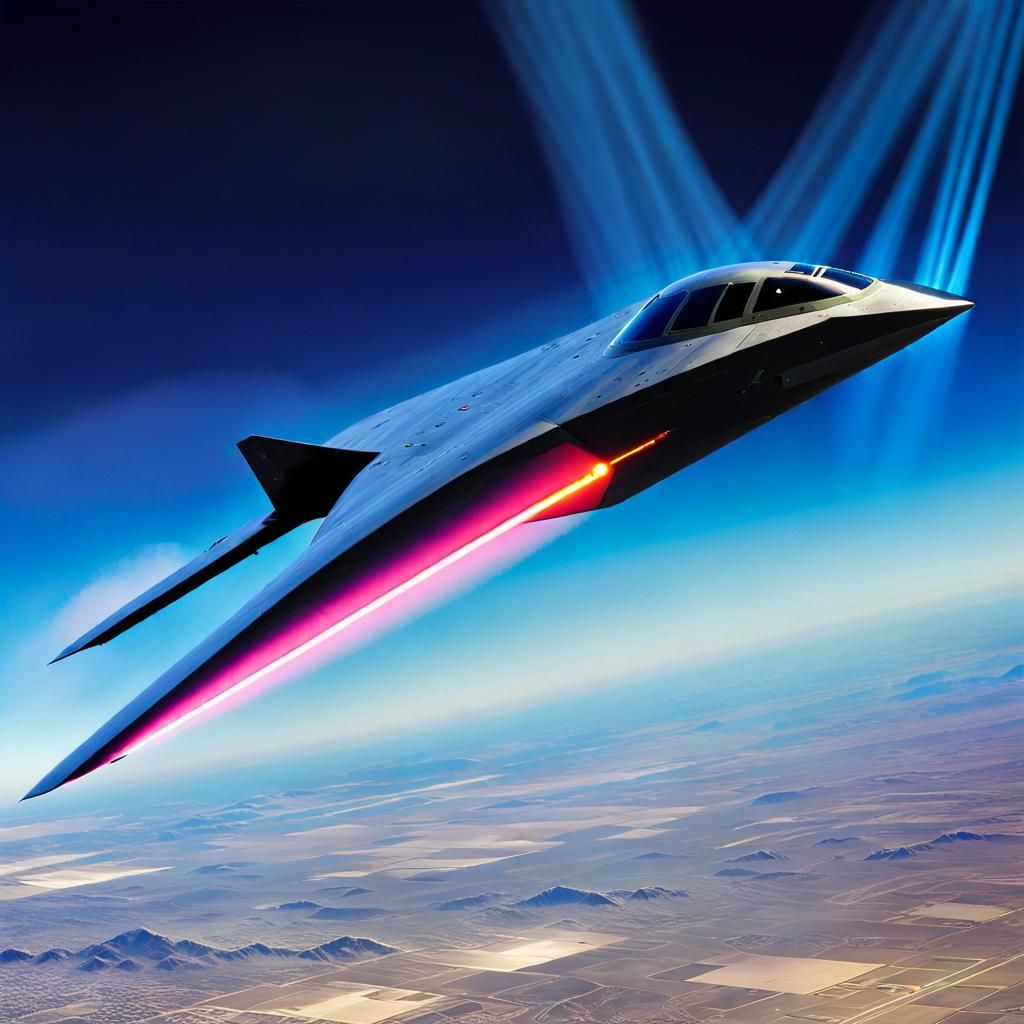 Futuristic Stealth Raider