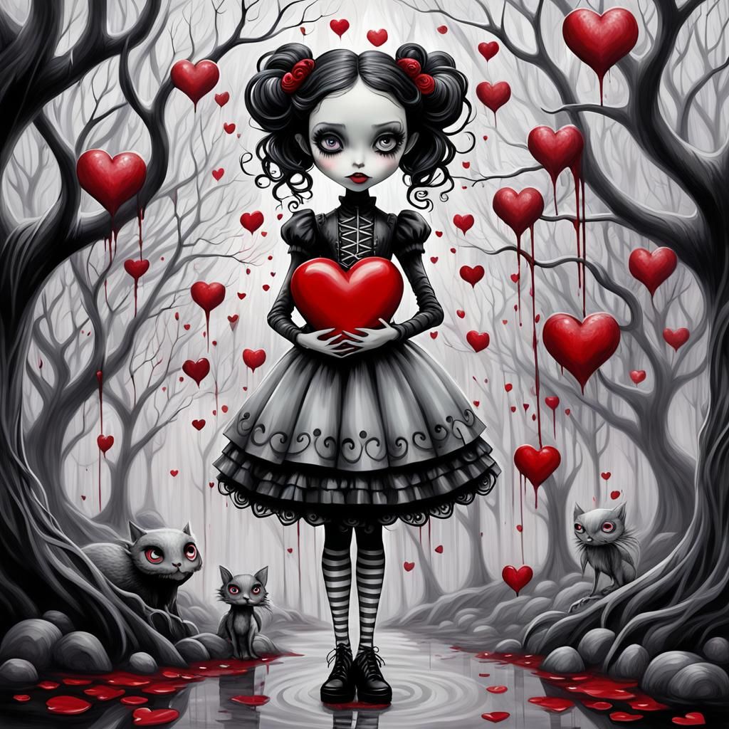 With a heavy heart, she turned to wave goodbye…