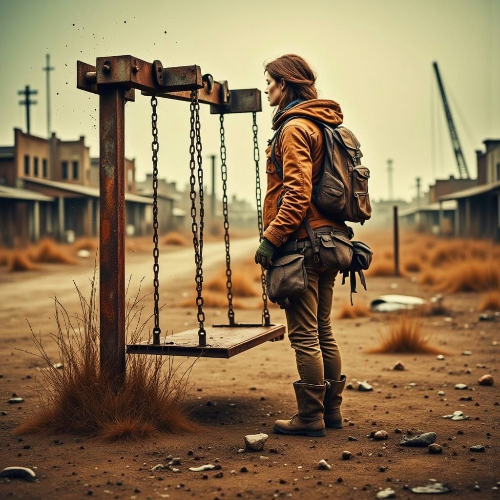 A Lone Survivor in a Desolate Landscape