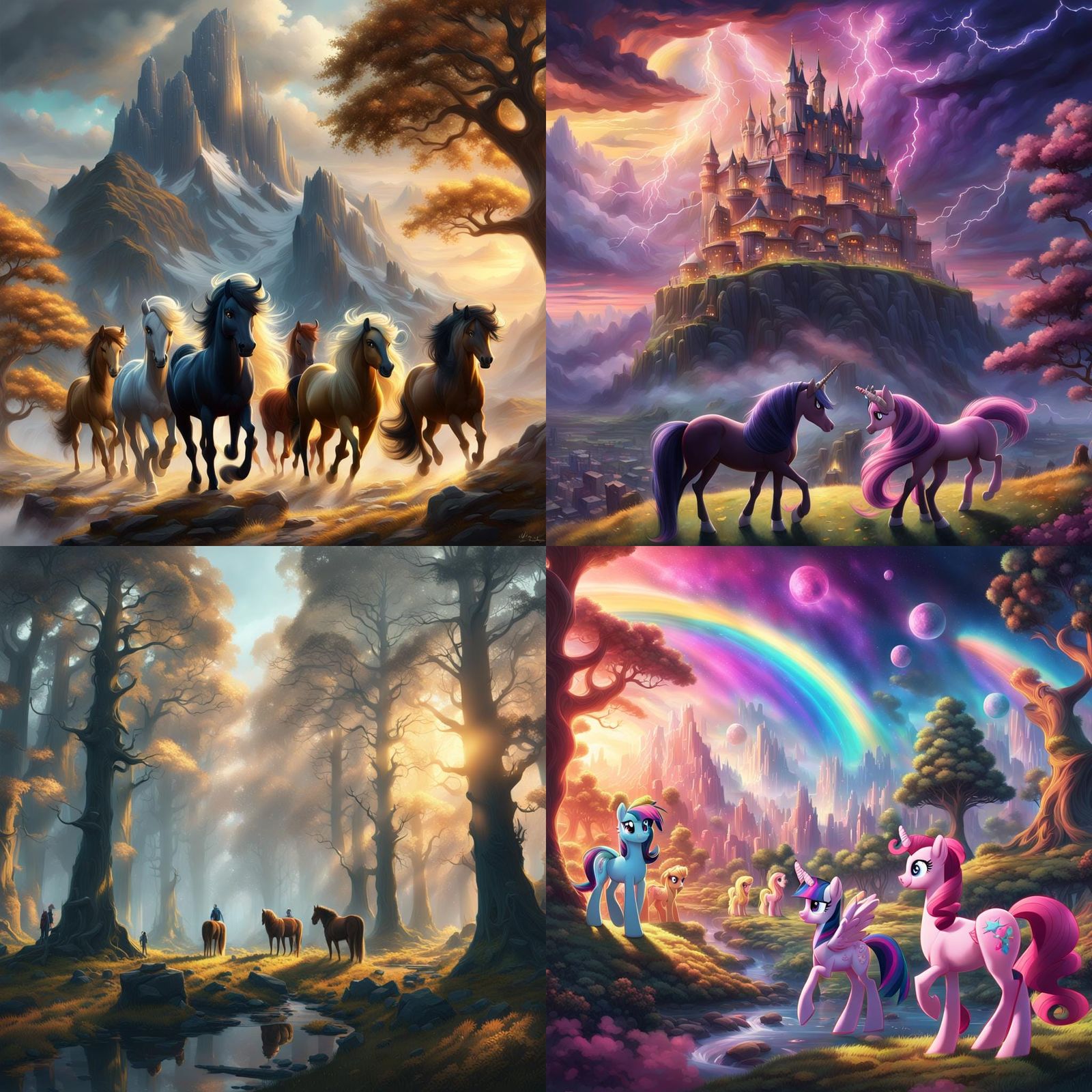 My Little Pony G4 Main Characters and Discord