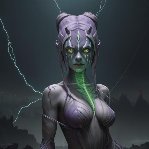 Ahsoka as Frankenstein Monster Concept Art