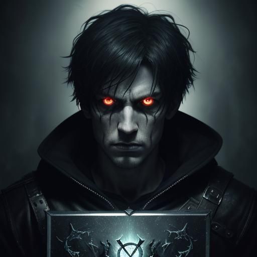 Damien and the Ouija Board: Vibrant 3D Anime Art