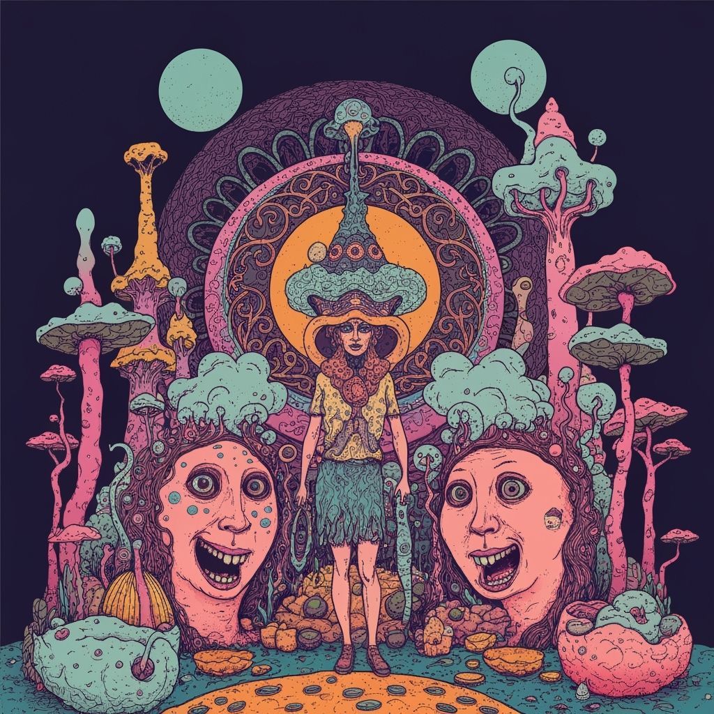 Whimsical Psychedelic Dreamscape