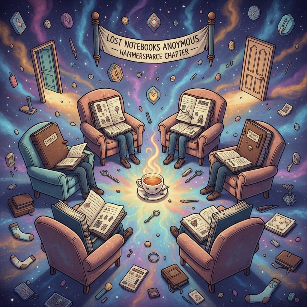 Lost Notebooks Find Solace in Hammer Space