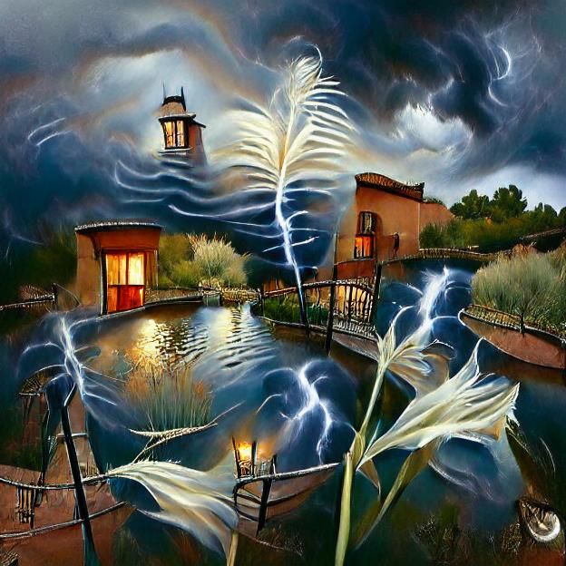 Lightning upon water. I find my heart is the water. I am lightning upon water. Guido Borelli