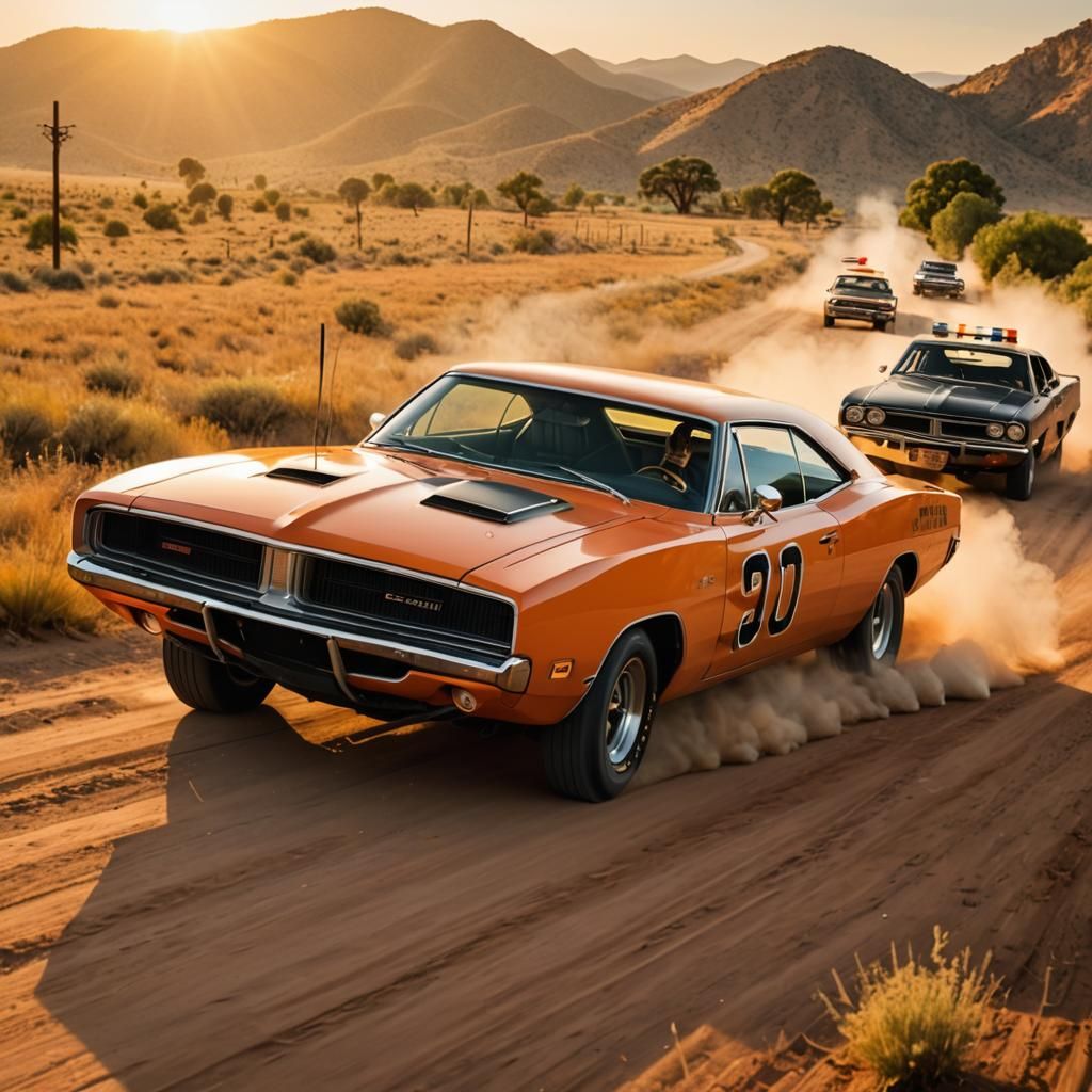 Dusty Sunlit Hills of Hazzard County