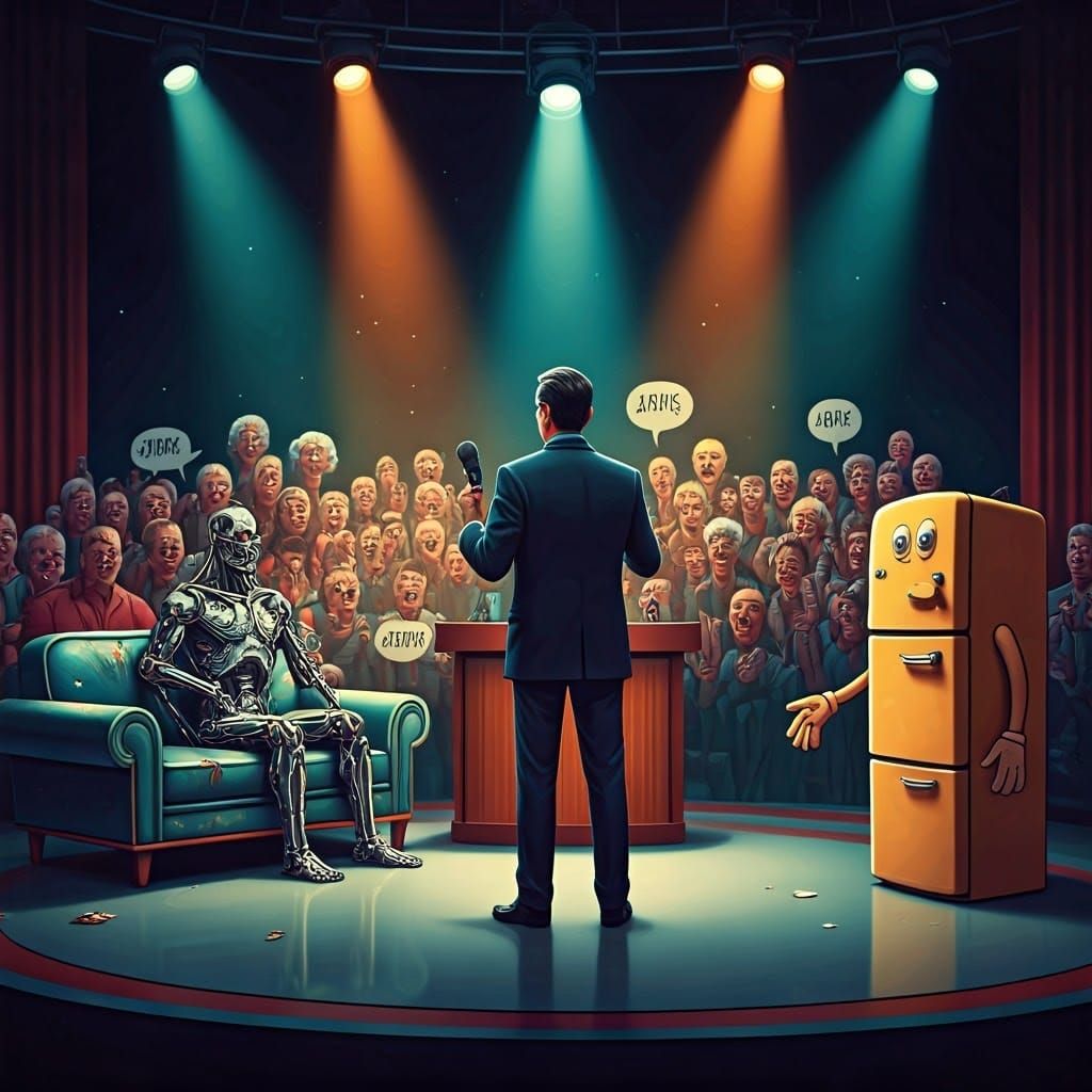 Cybernetic Terminator on Jerry Springer-Style Chat Show