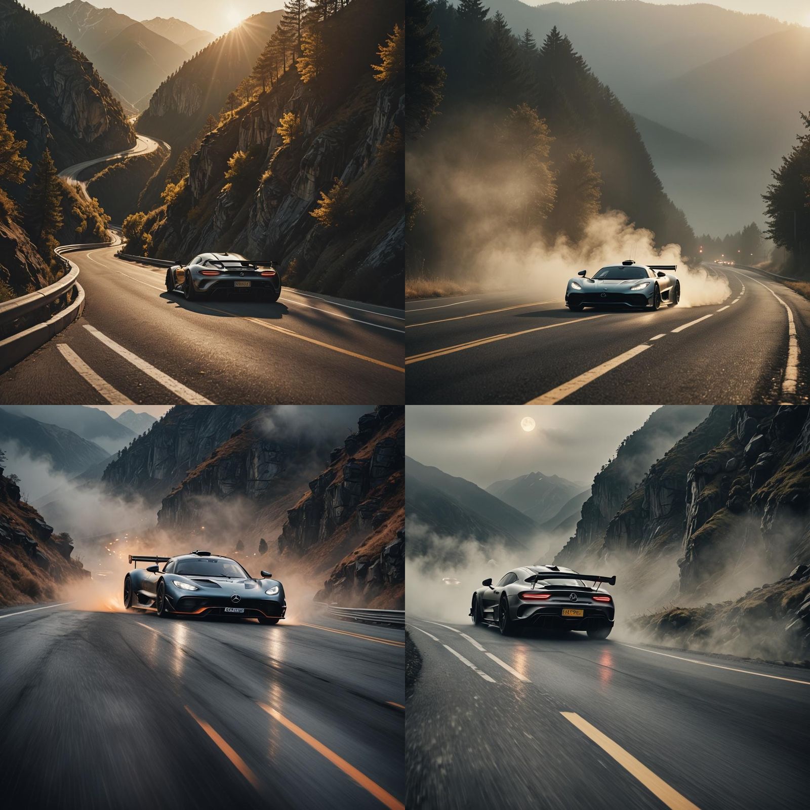 AMG ONE in Cinematic Film Style