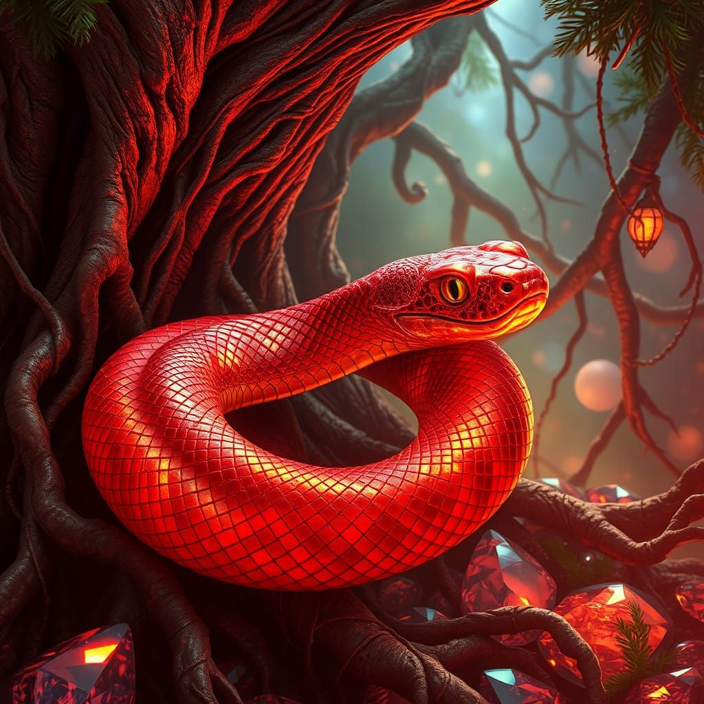 Gemstone Snakes: Fiery Iridescent Jungle Pit Vipers