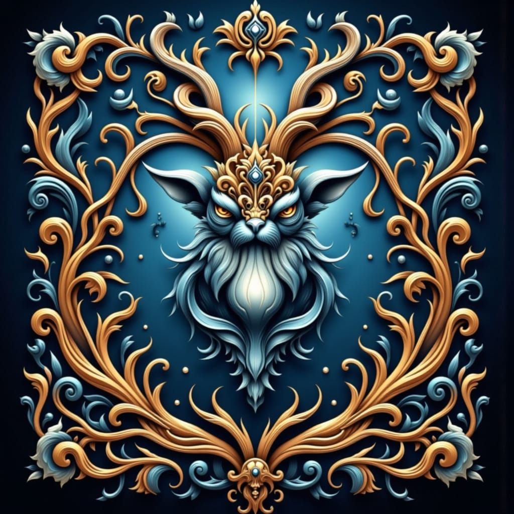 Evolving Character Design with Lightning and Gold