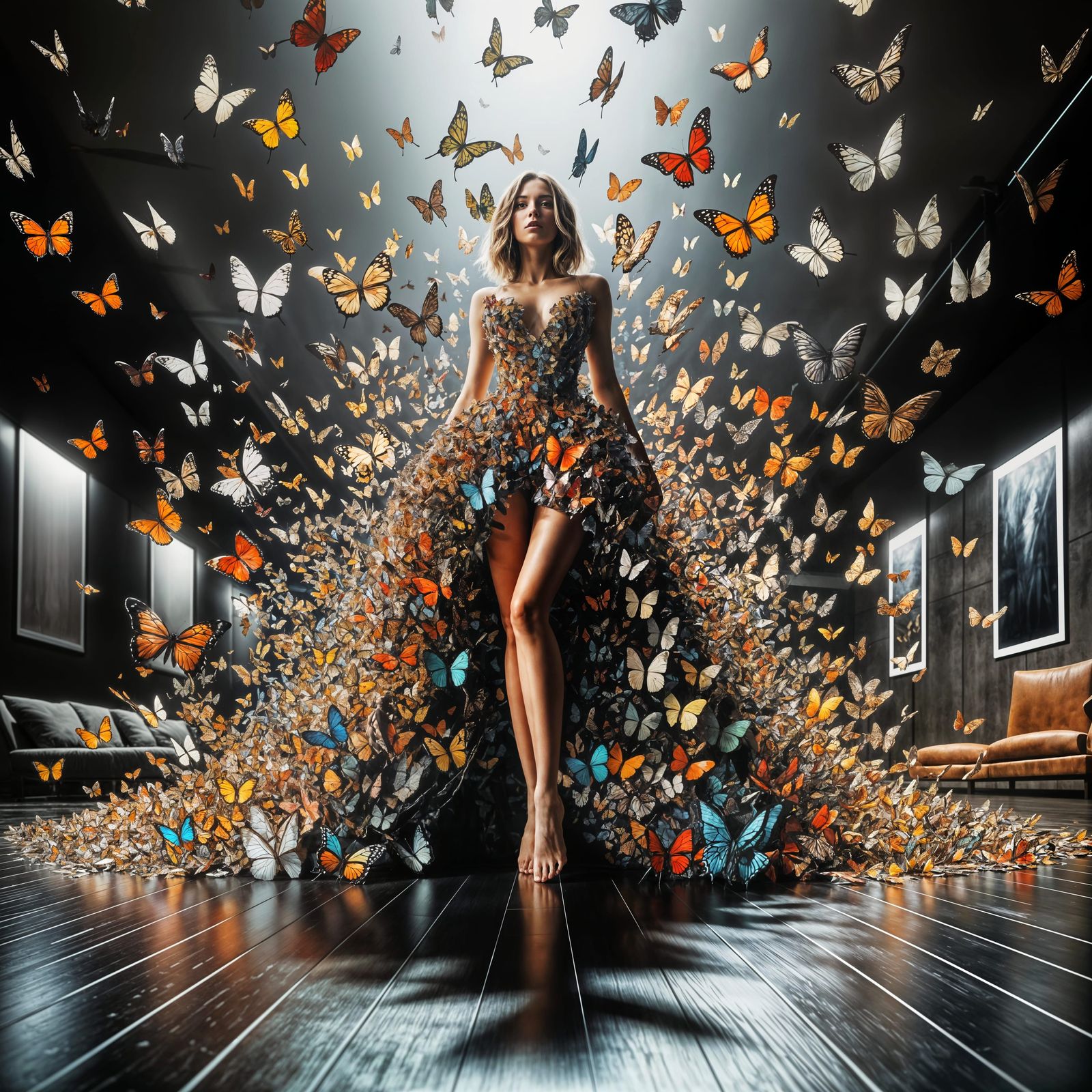 Butterfly Dress: A Stunning Contemporary Vision