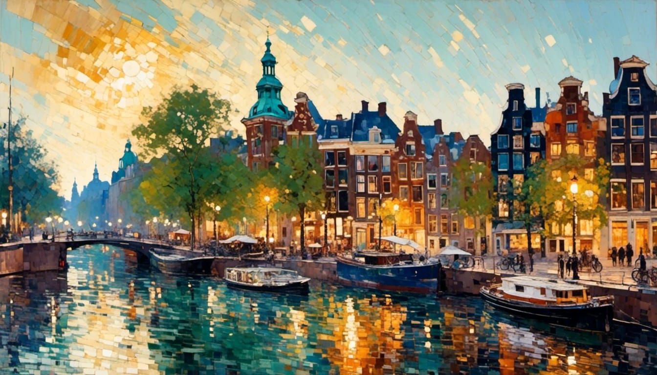 Amsterdam City view