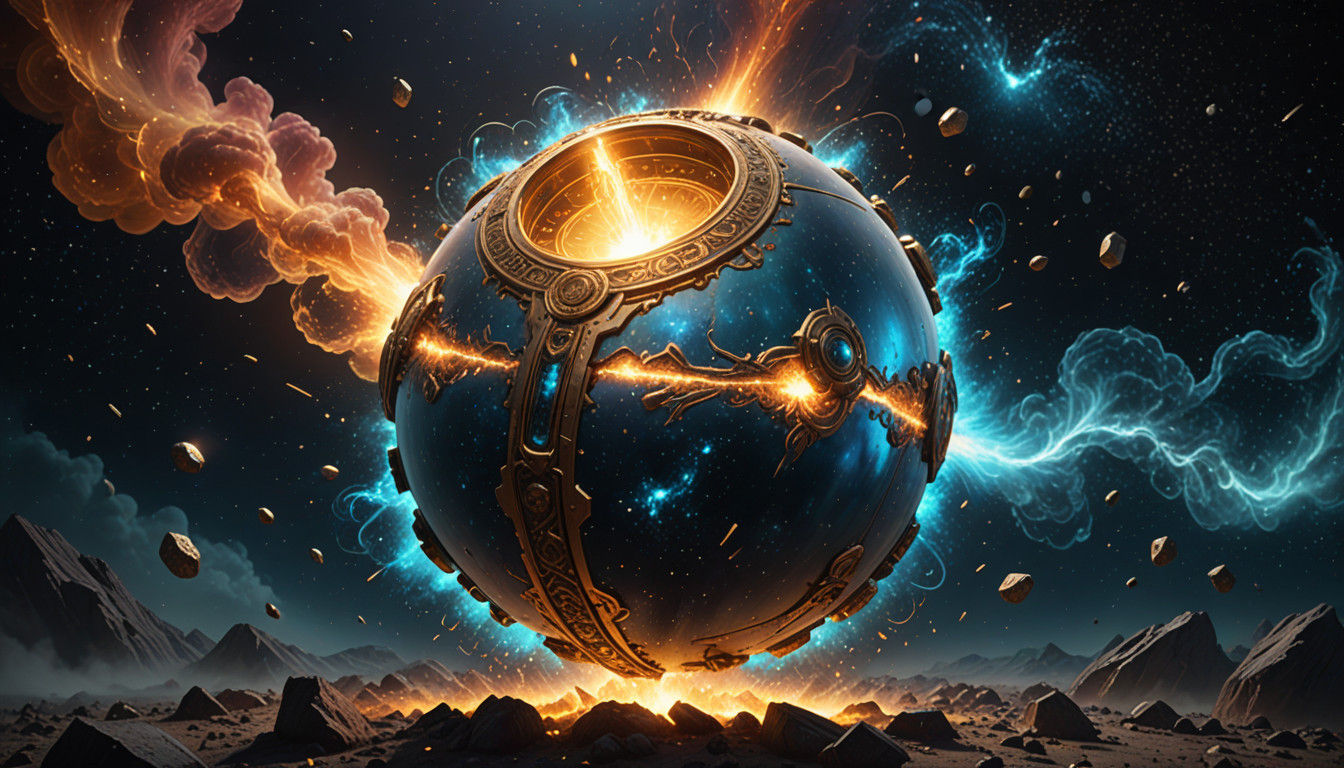 Ancient Cosmic Bomb Radiates Mystical Energy in a Vibrant Oi...