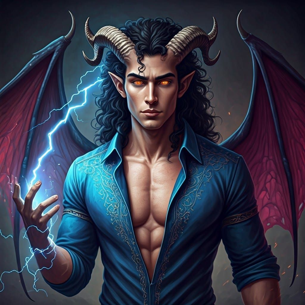 Dragon Man: Fantasy Art of a Young Warlock