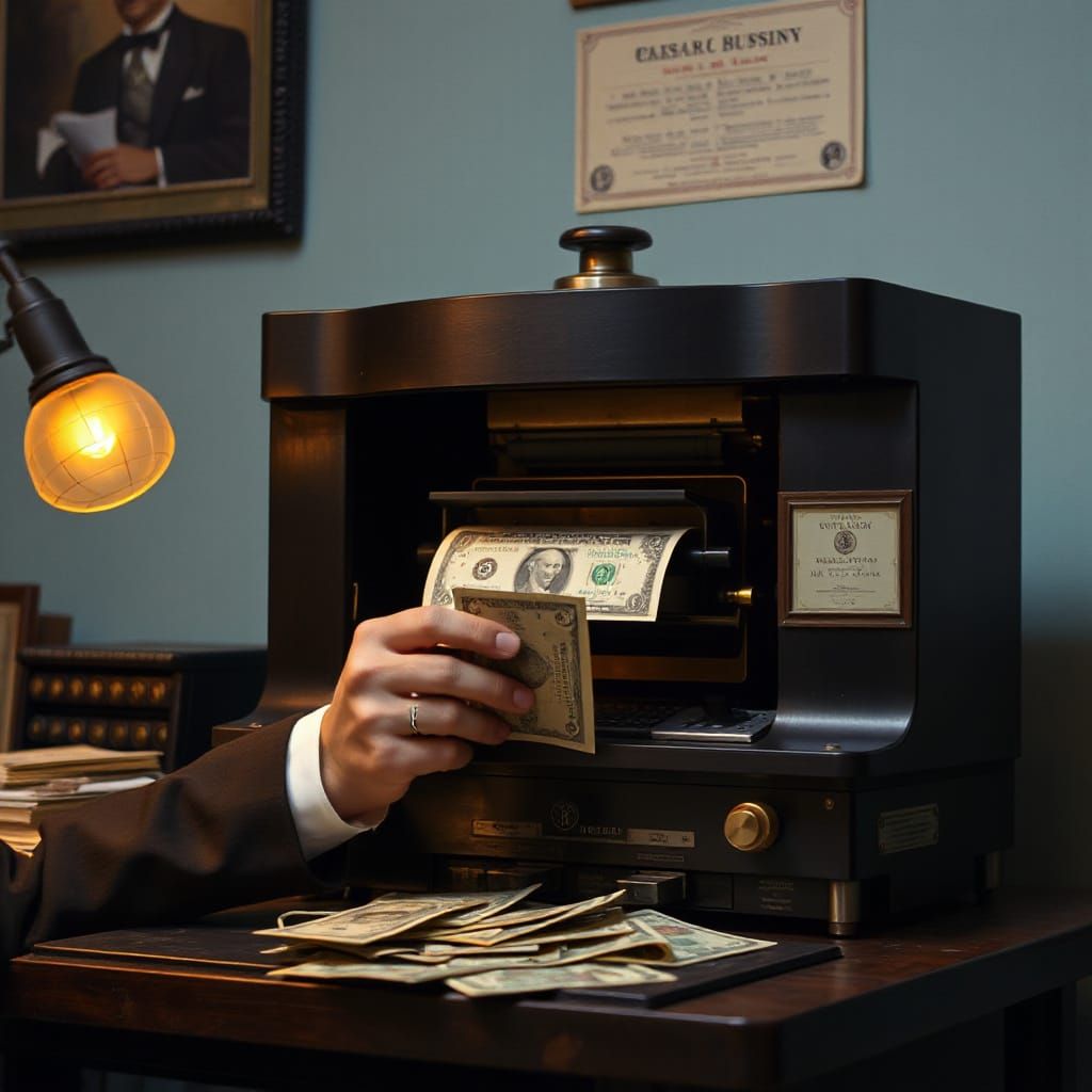 Seasoned Thief Builds Free Money Printing Machine