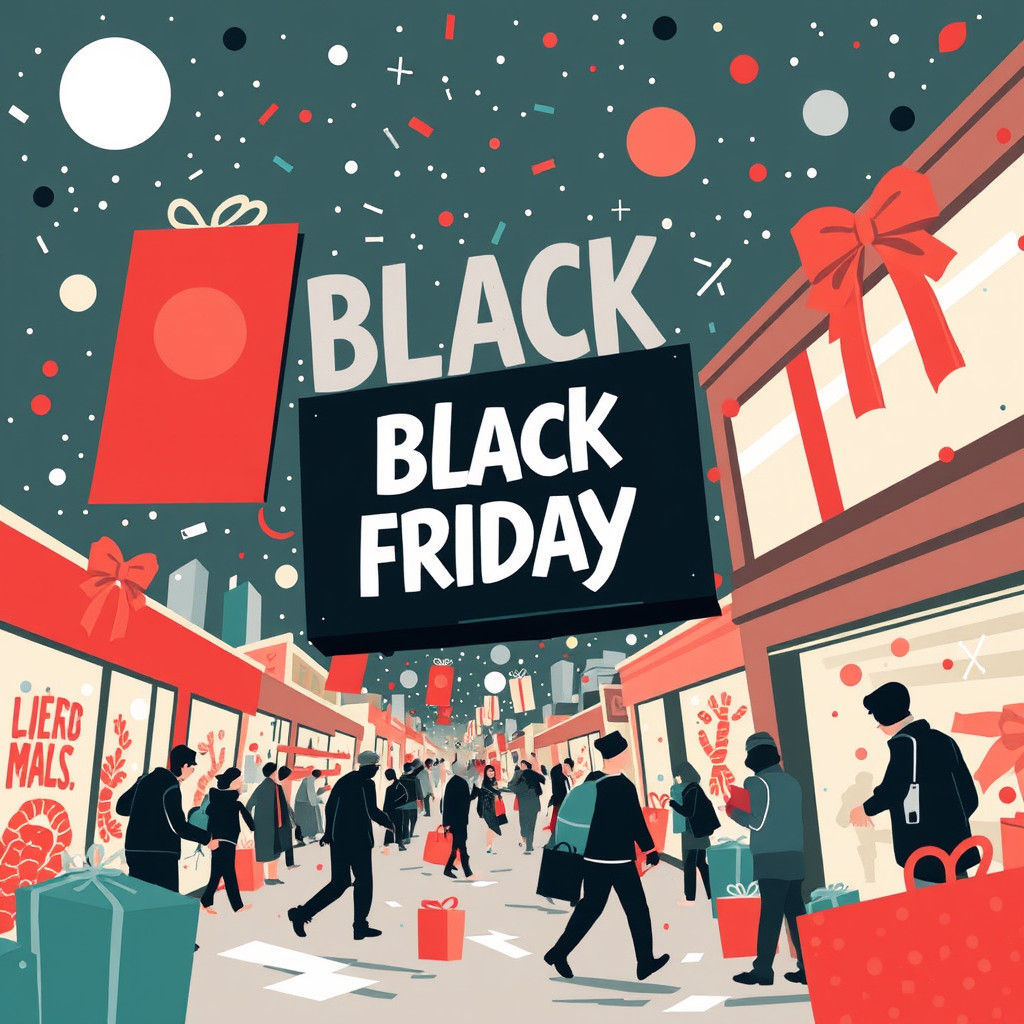 Black Friday Chaos: A Shopper's Frenzy