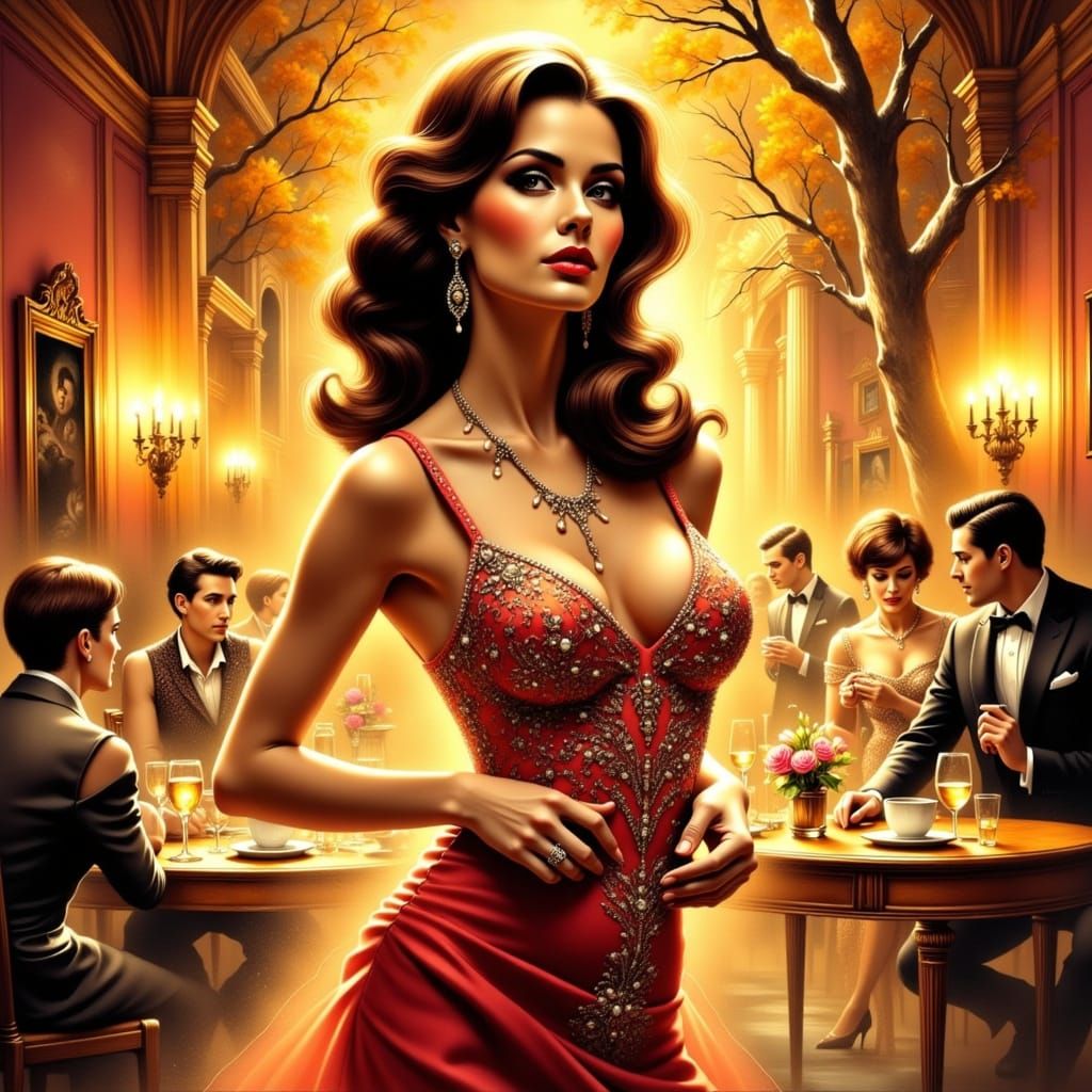 Elegant Jean Gray Unleashes Psychic Powers at 1960s Embassy ...