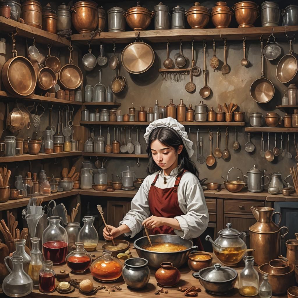 Alchemist's Kitchen Featuring Young Girl