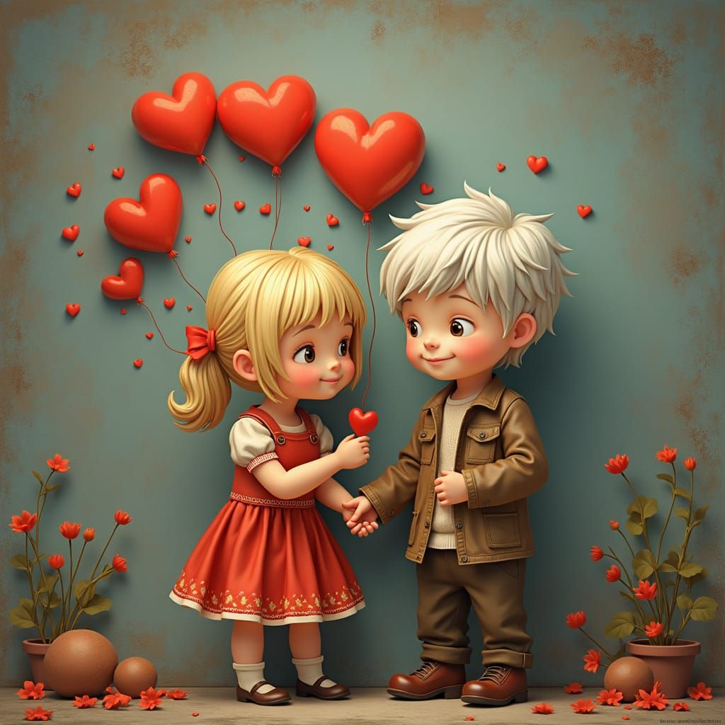 Love Is Simple: An AI Interpretation