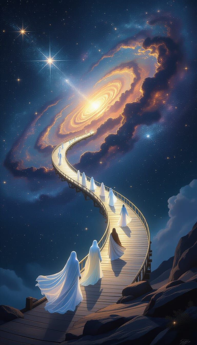 Cosmic Bridge of Constellations Between Galaxies with Souls ...