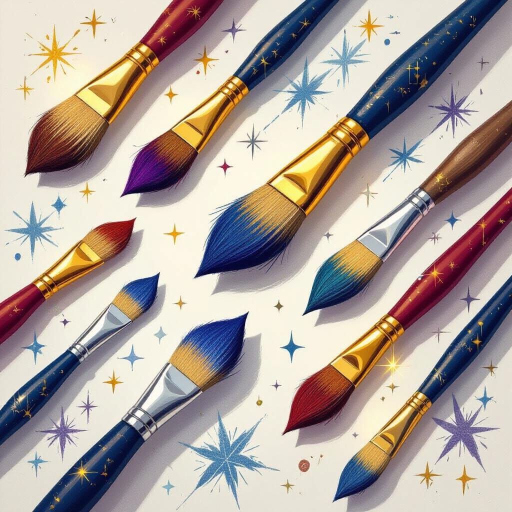 Photoshop Brushes With Calligraphic Strokes Digital Art