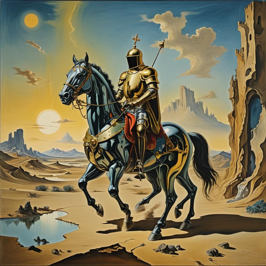 Surreal Knight's Quest for El Dorado, Dali Style